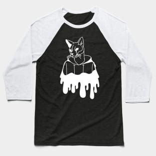 Hoodie Cat Baseball T-Shirt